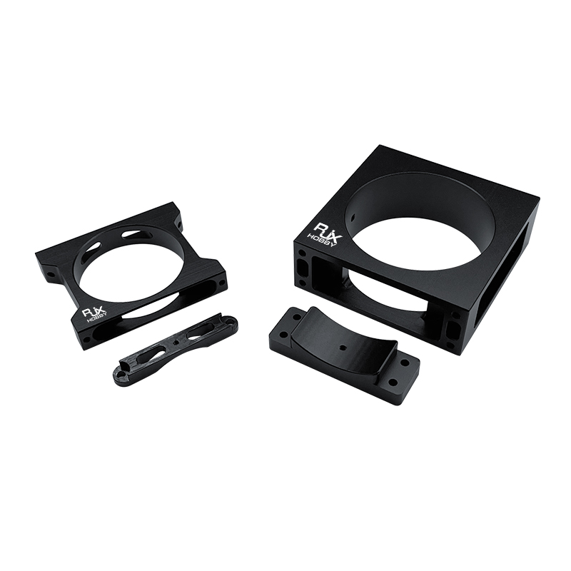 RJX 1pcs 60mm/80mm Alum Pipe clamps for carbon fiber tube