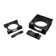 RJX 1pcs 60mm/80mm Alum Pipe clamps for carbon fiber tube