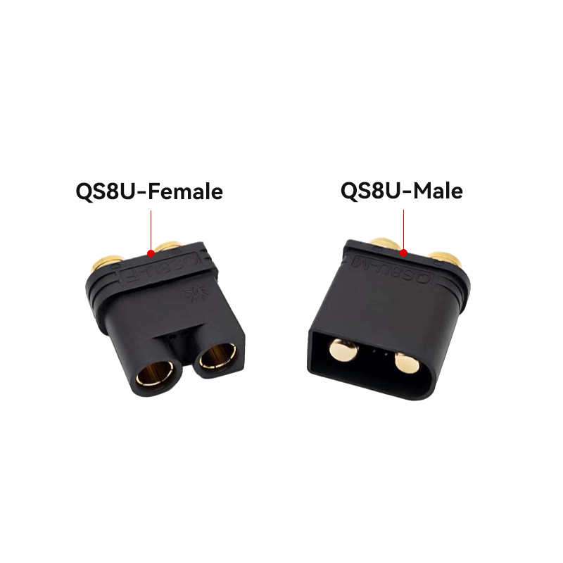 RJXHOBBY 1Pair 130A QS8U Male female Large current flameproof connector