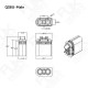 RJXHOBBY 1Pair 130A QS8U Male female Large current flameproof connector