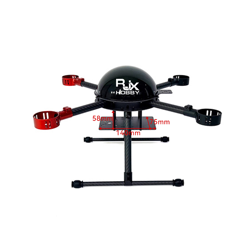 RJX 450B 4-Axis Carbon Fiber Quadcopter Frame  Kit with Motor Mounts ﻿