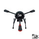 RJX 450 3-Axis Carbon Fiber triaxial Frame  Kit with Motor Mounts ﻿