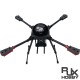 RJX650 4-Axis Carbon Fiber Umbrella Folding Quadcopter Frame with Motor Mounts