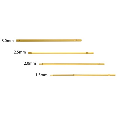 RJX Titanium Hex Driver Bits 1.5,2.0,2.5,3.0mm