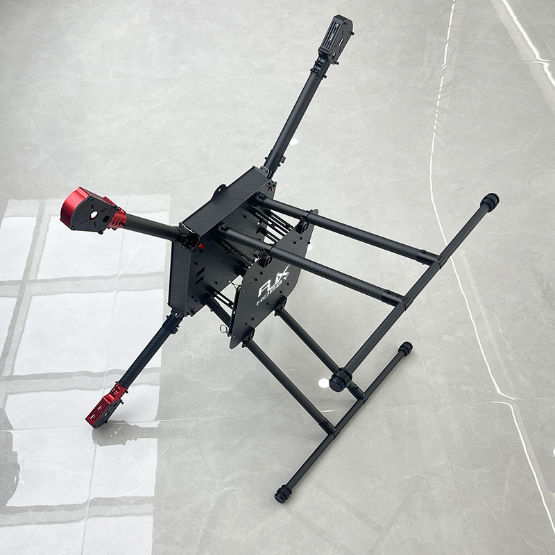 RJX900 4-Axis Carbon Fiber Umbrella Folding Quadcopter Frame with Motor Mounts