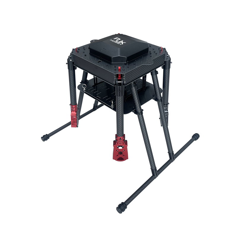 RJX900 4-Axis Carbon Fiber Umbrella Folding Quadcopter Frame with Motor Mounts