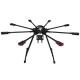 RJX950 8-Axis Carbon Fiber Umbrella Folding Hexacopter Frame with Motor Mounts