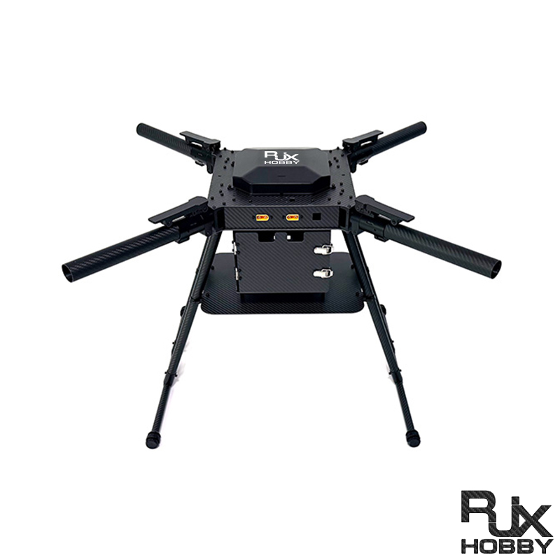 RJX960A 4-Axis Carbon Fiber Umbrella Folding Quadcopter Frame without motor mounts