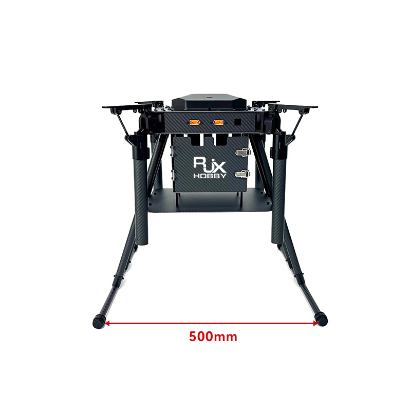 RJX960A 4-Axis Carbon Fiber Umbrella Folding Quadcopter Frame without motor mounts