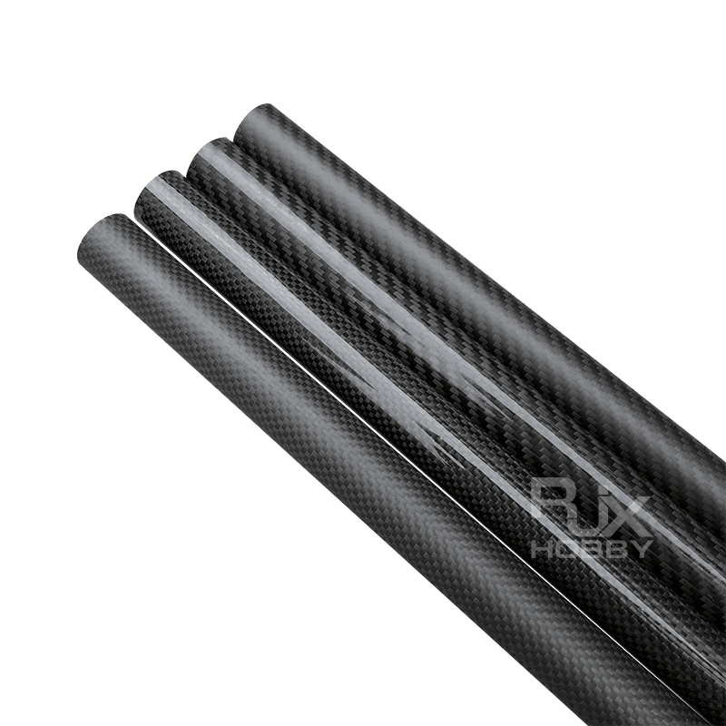 RJXHOBBY 3K Carbon Fiber Round Tube 2000mm (OD:7-60mm)
