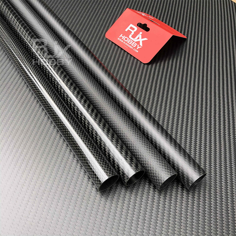 RJXHOBBY 3K Carbon Fiber Round Tube 2000mm (OD:7-60mm)
