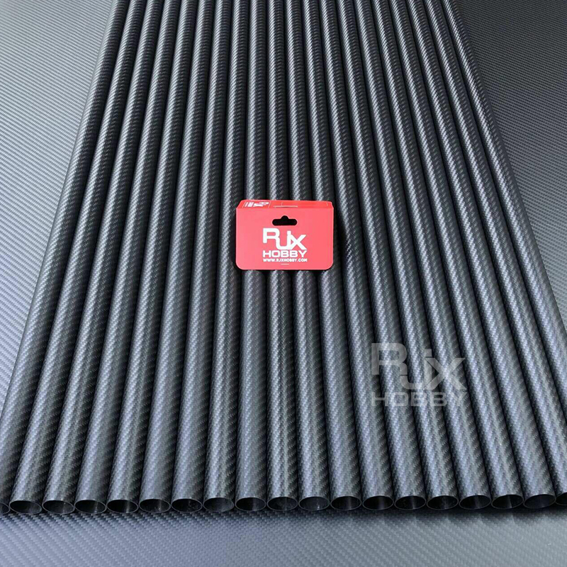 RJXHOBBY 3K Carbon Fiber Round Tube 1000mm (OD:11-20mm)