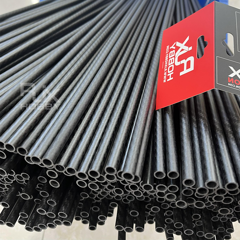 RJXHOBBY 3K Carbon Fiber Round Tube 1200mm (OD:8-35mm)