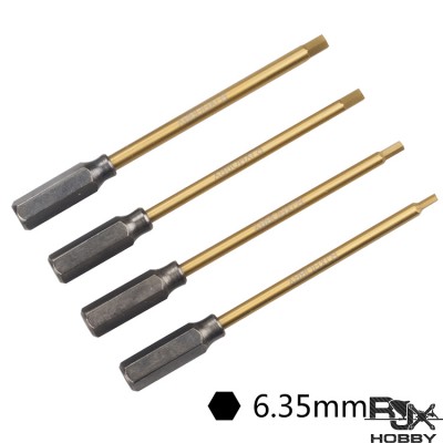 RJXHOBBY 6.35mm Hex Sets  1.5mm 2.0mm 2.5mm 3.0mm 
