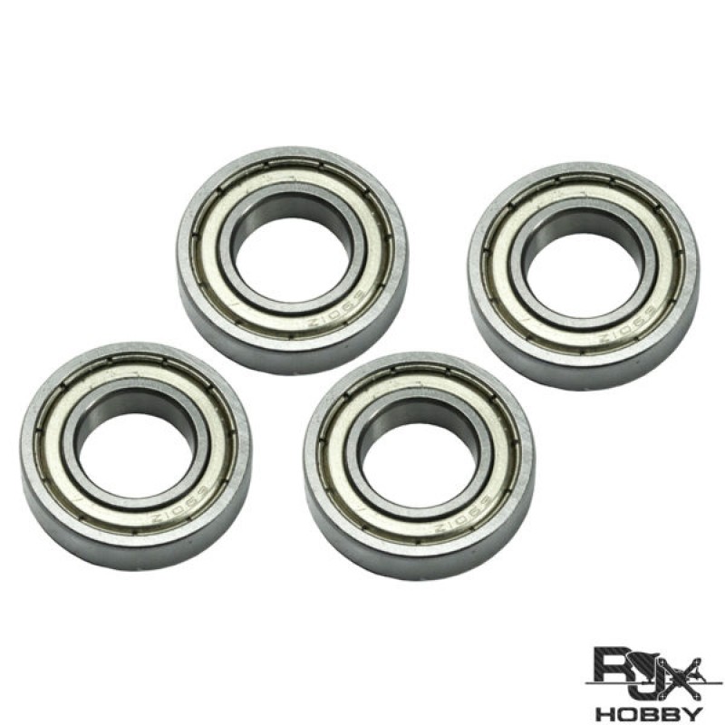 RJX 4pcs 6901ZZ 12x24x6mm Steel Sealed Deep Groove Ball Bearing for V60522 A/B/C